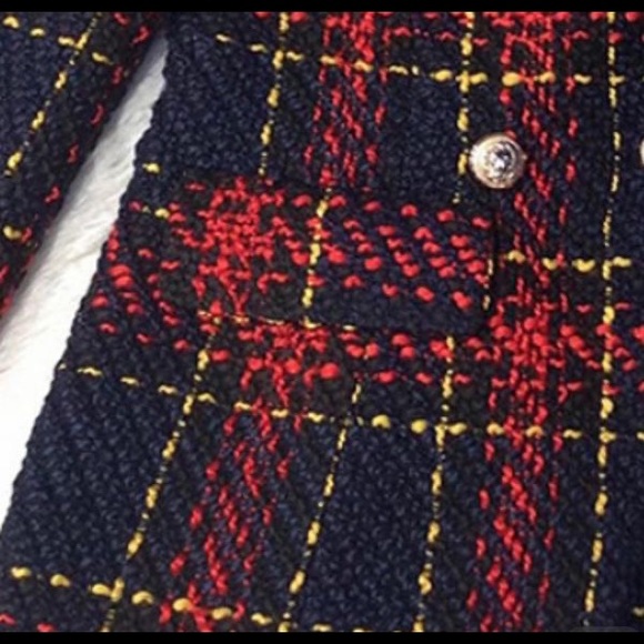 Tartan Plaid Women’s Blazer - Picture 6 of 9